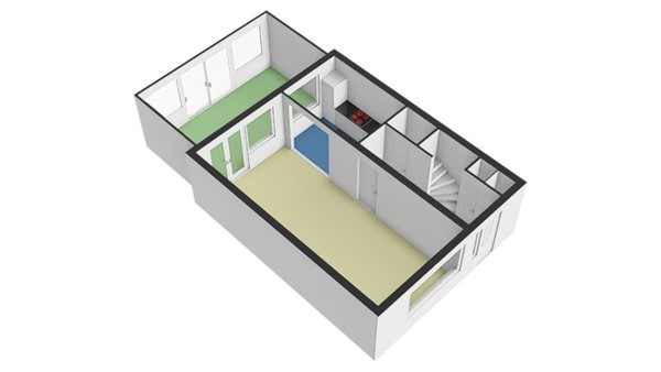 Floorplan - Wielingenstraat 10, 3313 EW Dordrecht